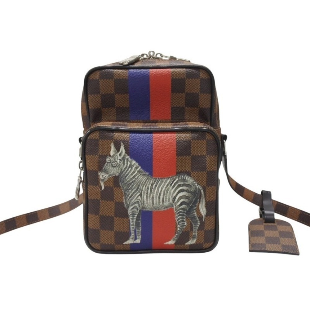 Louis Vuitton Shoulder Marquee Damier Bag Amazon Zebra Brown
